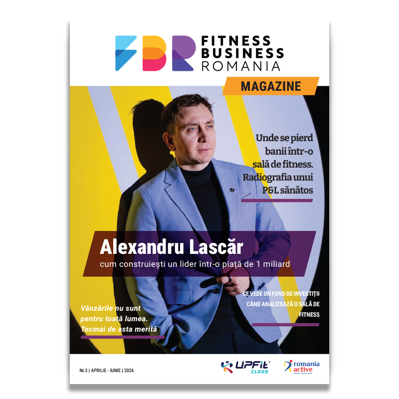 Copertă Fitness Business Romania Magazine Nr. 3, Aprilie - Iunie 2026