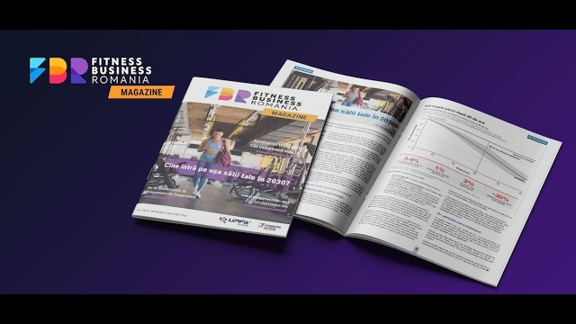 Coperta și paginile interioare ale Fitness Business Romania Magazine Nr. 4